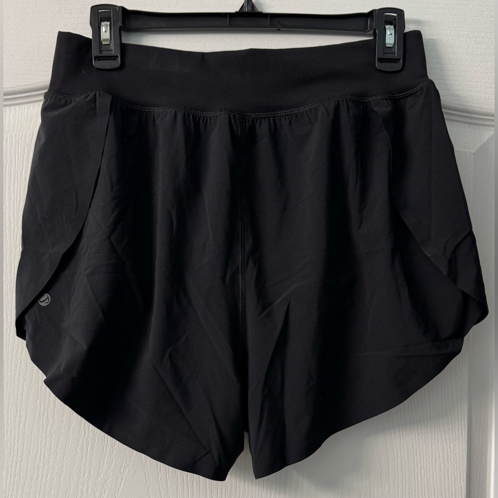 CRZ YOGA Mid Waisted Split Running Quick Dry Shorts for Women - Picture 9 of 14